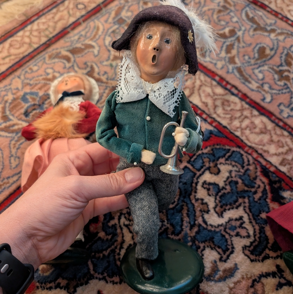 Byers Choice Ltd Nutcracker Fritz boy caroler 1994 first edition holiday decor